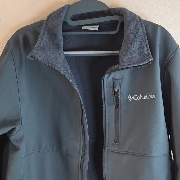 Columbia Ascender Mens M Soft Shell Jacket. Graphite Gray. Ultimate Warmth - Picture 1 of 16
